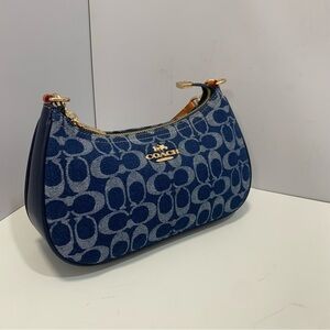 Coach Blue Shoulder Bag